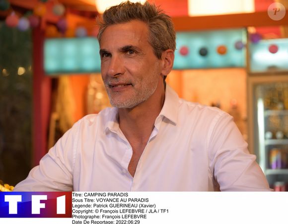 Patrick Guérineau sur le tournage de "Camping Paradis".
François LEFEBVRE / JLA / TF1