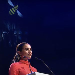 Le prince Harry, duc de Sussex et Meghan Markle, duchesse de Sussex, lors du "One Young World Summit 2022" à Manchester, le 5 septembre 2022. (Backgrid UK/ Bestimage).