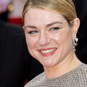 Emilie Dequenne (habillée en Dior) - Montée des marches du film " Jeanne du Barry " pour la cérémonie d'ouverture du 76ème Festival International du Film de Cannes, au Palais des Festivals à Cannes. Le 16 mai 2023 © Jacovides-Moreau / Bestimage