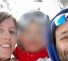 Sa fille Elyah, 18 mois, a fait ses premiers pas ce jour-là, suscitant joie et surprise.

Cédric et Delphine Jubillar avec leur fils Louis. Photo publiée sur Facebook