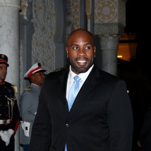 Teddy Riner - Dîner d'Etat offert par sa Majesté le roi Mohammed VI du Maroc en l'honneur du Président de la République Emmanuel Macron et de la première dame Brigitte Macron au Palais Royal de Rabat au Maroc le 29 Octobre 2024. © Dominique Jacovides/Bestimage