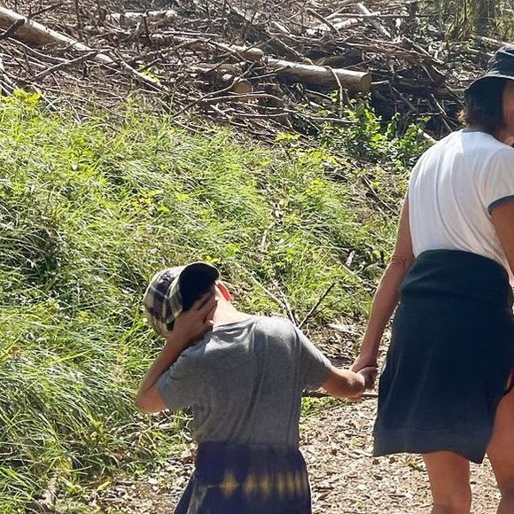 Alessandra Sublet et ses enfants Charlie et Alphonse sur Instagram.