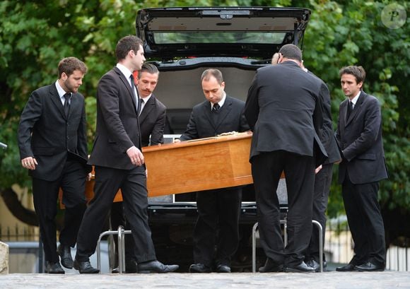 Obseques de Benoit Duquesne a l'eglise Jeanne D'Arc de Versailles, France, le 10 juillet 2014. Photo ABACAPRESS.COM