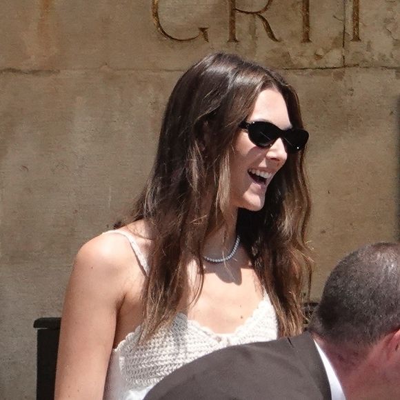 Vittoria Cerreti à Venise pour le mariage de Jeff Bezos, en juillet 2025. Backgrid UK/ Bestimage