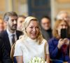 C'est Amélie Leperre-Dimeglio qui s'est installée chez son mari à Paris.

Amélie Leperre-Dimeglio à son mariage civil, le 31 janvier 2026.

Photo : Pierre Perusseau / Bestimage