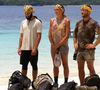 Il peut être fier d'avoir nourri la tribu mais aussi remporté la course d'orientation. Ilyesse, Charlotte et Thibault lors de la finale de "Koh-Lanta, La Tribu maudite", sur TF1 mardi 3 décembre 2024.