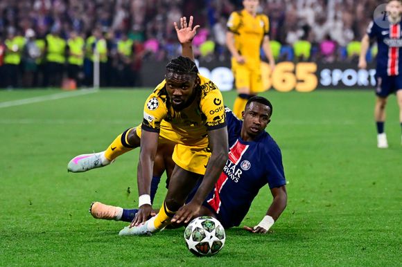 Marcus Thuram et William Pacho - Finale de la Ligue Des Champions 2025 "PSG - Inter Milan" à l'Allianz Arena de Munich, le 31 mai 2025. ( Photo by Dante Badano / PsnewZ )