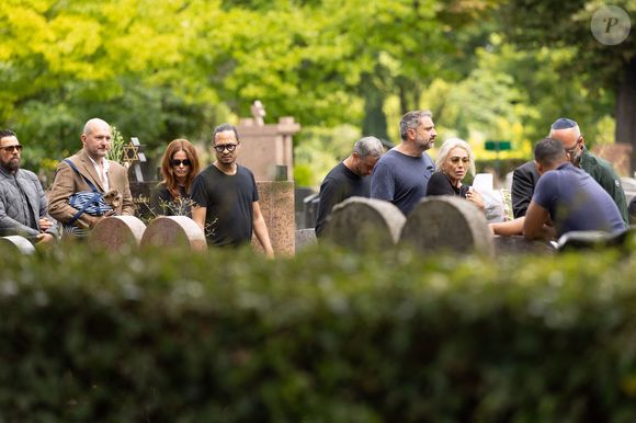 Exclusif - Obsèques de Sabine Anthony au cimetière carré juif de Pantin, le 1er août 2025. Agence / Bestimage