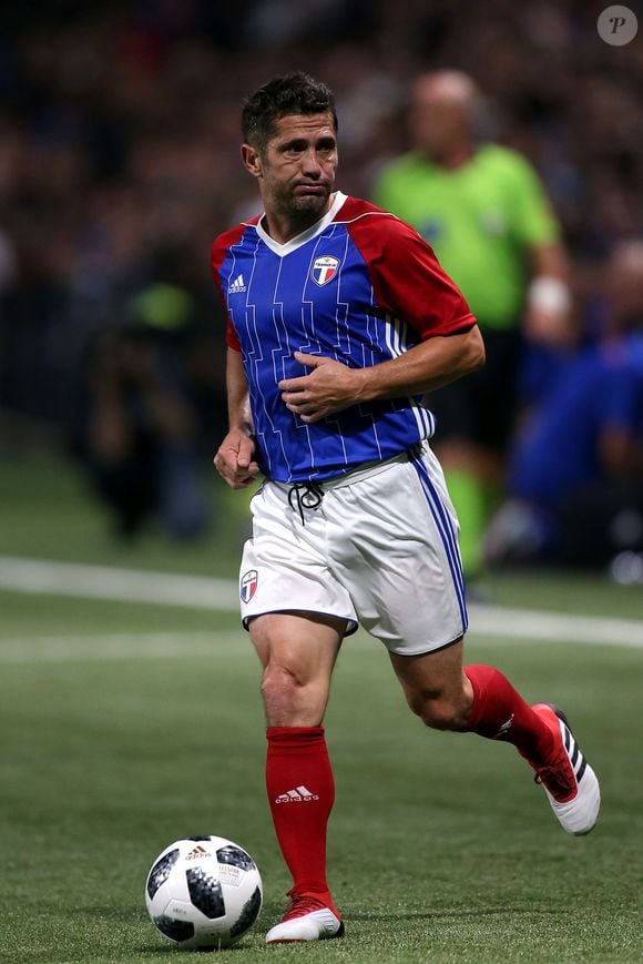 Bixente Lizarazu - Les Bleus de France98 se sont imposés (3-2) face à une sélection FIFA 98 pour le match des légendes pour l'anniversaire des 20 ans du sacre mondial à la U Arena à Nanterre, France, le 12 juin 2018. 

©Bestimage