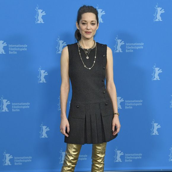 Marion Cotillard au photocall du film "The Ice Tower" lors de la 75ème édition du festival international du film de Berlin, le 16 février 2025.

Photo : Action Press / Bestimage