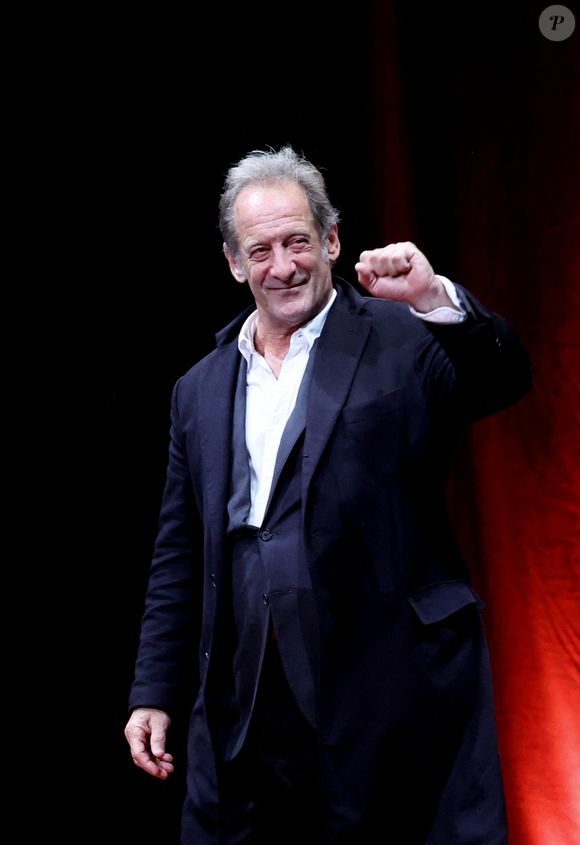 Vincent Lindon lors de la 15ème édition du festival Lumière à Lyon le 12 octobre 2024.
© Dominique Jacovides / Bestimage