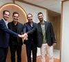 Andy Murray, Novak Djokovic et Roger Federer étaient présents pour cette cérémonie hommage
Andy Murray, Roger Federer, Rafael Nadal et Novak Djokovic - Hommage à Rafael Nadal lors des Internationaux de France de Tennis de Roland Garros 2025, sur le court Philippe-Chatrier au Complexe Roland-Garros à Paris, France, le 25 mai 2025. © Nicolas Gouhier/Pool FFT/Bestimage