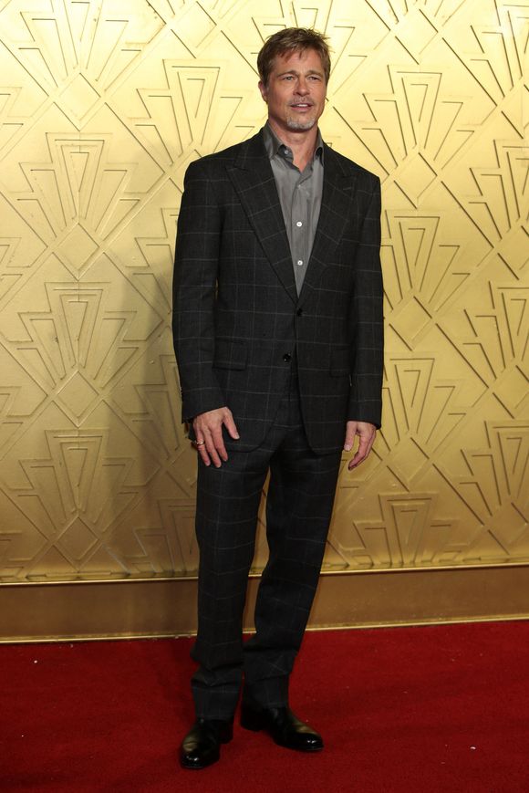 Brad Pitt - Première du film "Babylon" à Londres le 12 janvier 2023.
Crédit : AGENCE / BESTIMAGE