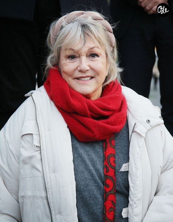 Exclusif - Mylène Demongeot - 14ème journée mondiale pour le droit de mourir dans la dignité sur la Place de la République à Paris le 2 novembre 2021. © Panoramic/Bestimage