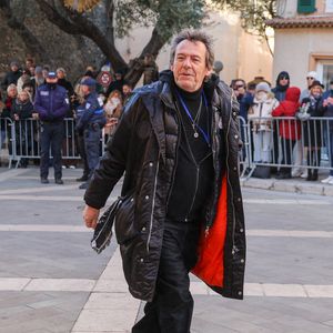 Jean-Luc Reichmann - Arrivées aux obsèques de Brigitte Bardot en l'église Paroissiale Notre-Dame-de-l'Assomption de Saint-Tropez, France, le 7 janvier 2026.   © Jacovides-Moreau/Bestimage