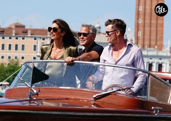 Ce mercredi, il recevra un Lion d'or d'honneur, distinction suprême saluant l'ensemble de son parcours d'acteur, de réalisateur et de producteur

George et Amal Clooney arrivent à Venise lors du 83ème Festival International du Film de Venise (Mostra), à Venise, Italie, le 1er septembre 2026. © Cobra Team/Backgrid/Bestimage