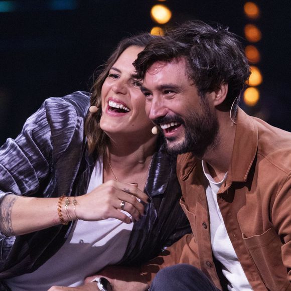 Exclusif - Laure Manaudou et Jérémy Frérot - Enregistrement de l'émission "La Chanson secrète 11" à Paris, diffusée le 24 juin sur TF1. Le 18 janvier 2022
© Cyril Moreau / Bestimage