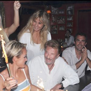 EXCLUSIF - LAETICIA HALLYDAY, JOHNNY HALLYDAY, CAROLE, DIRECTRICE DU TI SAINT BARTH - ANNIVERSAIRE DE LAETICIA HALLYDAY A SAINT BARTHELEMY