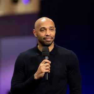 Thierry Henry - Tirage final du tournoi olympique de football au siège de Paris 2014 le 20 mars 2024 à Saint-Denis le 20 mars 2024. © Pierre Perusseau/Bestimage