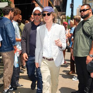 Mick Jagger et sa jeune compagne Melanie Hamrick à New York. 

© Bestimage