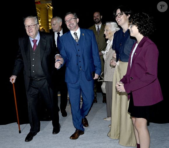 Le roi Albert II et la reine Paola assistent à l'inauguration officielle de l'Institut Roi Albert II aux Cliniques universitaires Saint-Luc à Woluwe-Saint-Lambert, le 25 septembre 2025. D'ici fin septembre 2025, ce nouvel institut regroupera toutes les activités d'oncologie et d'hématologie, à proximité immédiate du bâtiment principal des Cliniques universitaires Saint-Luc. © Photonews / Bestimage