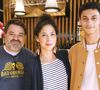 "Merci Un si grand soleil pour ces 3 ans, merci à mes partenaires de jeu, aux équipes techniques, à la production, au public."

Alban Aumard, Randiane Naly et Lucas Ivoula - Soirée des comédiens de séries de France Télévision lors des Internationaux de France de Tennis de Roland Garros 2024 - Jour 10 à Paris. Le 4 Juin 2024. 
© Bertrand Rindoff Petroff / Bestimage