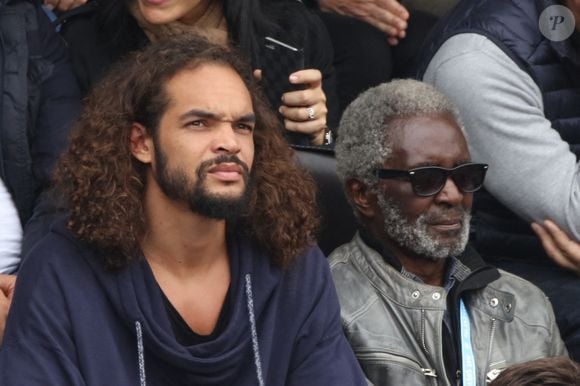 Comme ses père et grand-père, il est très attaché au Cameroun.
Zacharie Noah (père de Yannick Noah) et son petit-fils Joakim Noah (fils de Yannick Noah) assistent à la quatorzième journée, finale du simple dames des Internationaux de France de tennis 2016 à Roland Garros le 4 juin 2016 à Paris, France. Photo ABACAPRESS.COM