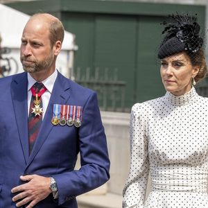 Londres  - Prince William et Kate Middleton au 80e Anniversaire du VE Day à l'Abbaye de Westminster le jeudi 8 mai 2025.


Photo : Backgrid UK/ Bestimage