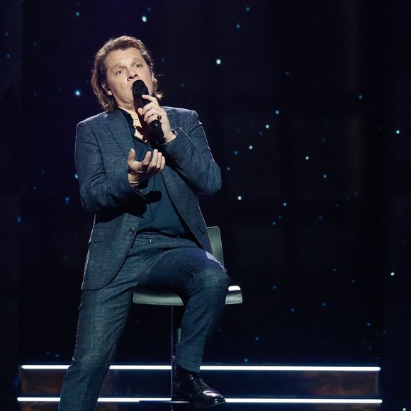 Exclusif - Bénabar (Bruno Nicolini) lors de l'enregistrement de l'émission "Laurent Gerra, l'anniversaire événement" présentée par S.Bern et qui sera diffusée le 7 juin 2025 sur France 2, au théâtre Marigny, à Paris, France, le 28 avril 2025. © Clovis-Moreau/Bestimage