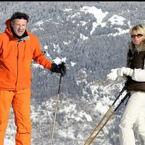 Archive - pierre sled sophie davant - ski © Guillaume Gaffiot/Bestimage