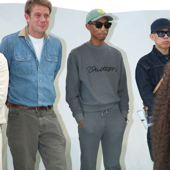 Jonathan Anderson et Pharrell Williams - LVMH Prize 2025 à la Fondation Vuitton à Paris le 02 Septembre 2025. 
© Bertrand Rindoff / Bestimage