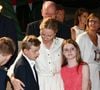 Ce sont surtout ses sandales Mango Kids à 29,99 euros qui ont fait sensation.

Le prince Albert II de Monaco, la princesse Charlène de Monaco, la princesse Gabriella de Monaco, comtesse de Carladès, et le prince Jacques de Monaco, marquis des Baux, assistent à l’inauguration de l’espace thématique consacré à la Principauté de Monaco à Europa-Park, à Rust, en Allemagne, le 29 juin 2026. © Dana Press/Bestimage