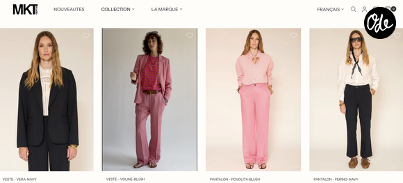 Comptez en moyenne entre 160 euros et 200 euros pour la veste de blazer fluide, environ 100 euros à 130 euros pour le pantalon ample assorti, et près de 90 euros pour le gilet d'homme sans manches.

Les tailleurs sur le site MKT