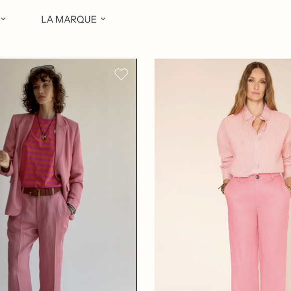 Comptez en moyenne entre 160 euros et 200 euros pour la veste de blazer fluide, environ 100 euros à 130 euros pour le pantalon ample assorti, et près de 90 euros pour le gilet d'homme sans manches.

Les tailleurs sur le site MKT