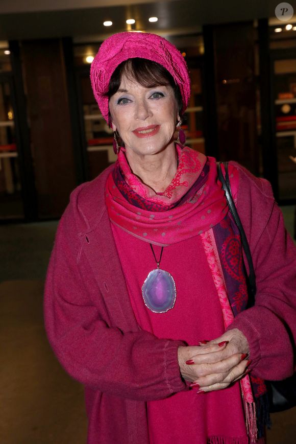 Exclusif - Anny Duperey - People lors de la générale de la pièce "Le syndrome de l'oiseau" au théâtre du Rond-Point à Paris. Le 17 janvier 2023 © Bertrand Rindoff Petroff / Bestimage