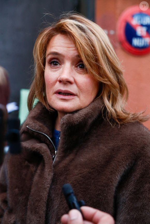 Exclusif - Pascale de La Tour du Pin - Arrivées au plateau de la dernière émission "Touche pas à mon poste" (TPMP) diffusée en direct sur C8 avant la fermeture de la chaine le 28 février, à Paris, France, le 27 février 2025. © Christophe Clovis/Bestimage