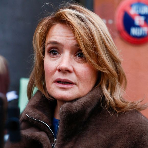 Exclusif - Pascale de La Tour du Pin - Arrivées au plateau de la dernière émission "Touche pas à mon poste" (TPMP) diffusée en direct sur C8 avant la fermeture de la chaine le 28 février, à Paris, France, le 27 février 2025. © Christophe Clovis/Bestimage
