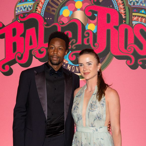 Gaël Monfils et sa femme Elina Svitolina - Arrivées des invités au Bal de la Rose 2023 sur le thème "Bollywood" à la salle des étoiles à Monaco le 25 mars 2023.

© Olivier Huitel / Pool / Bestimage