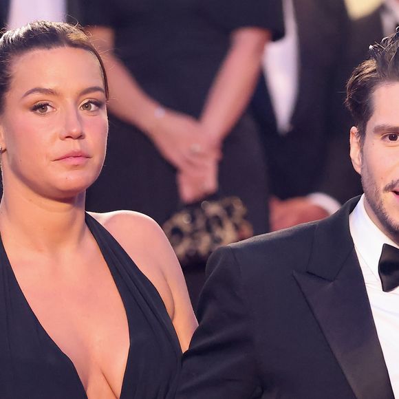 Adèle Exarchopoulos, François Civil - Descente des marches du film « L’amour ouf » lors du 77ème Festival International du Film de Cannes, au Palais des Festivals à Cannes. Le 23 mai 2024 © Jacovides-Moreau / Bestimage