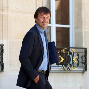 Le ministre de la Transition Ecologique et Solidaire Nicolas Hulot - Sorties du conseil des ministres du mercredi 27 juin au palais de l'Elysée à Paris.
C Stéphane Lemouton / Bestimage