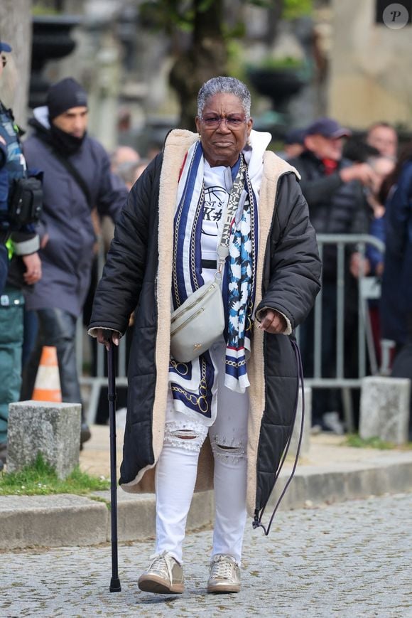 Firmine Richard - Obsèques d'Isabelle Mergault à la Coupole du Père-Lachaise à Paris le 30 mars 2026. © Cyril Moreau - Dominique Jacovides / Bestimage