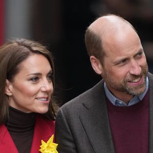Le prince William et Kate Middleton visitent le marché de Pontypridd, le 26 février 2025.

Photo : Julien Burton / Bestimage