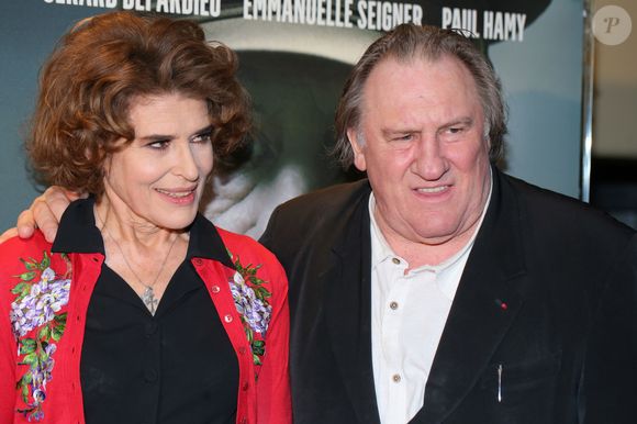 Fanny Ardant (réalisatrice), Gérard Depardieu - Avant-première du film "Le divan de Staline" à l'UGC Ciné Cité les Halles à Paris, le 10 janvier 2017 . © CVS/Bestimage