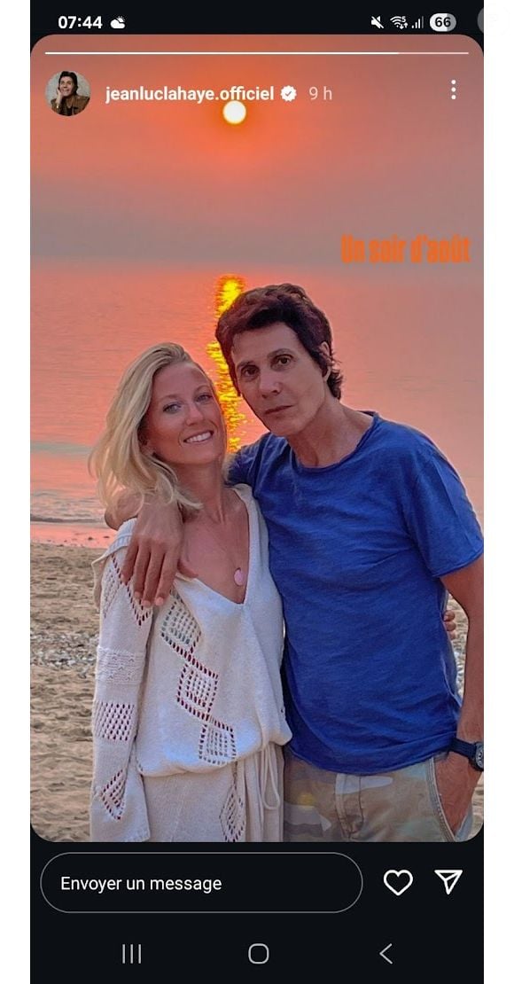 Jean-Luc Lahaye dévoile une photo de lui avec sa femme Paola, de 41 ans sa cadette, dans un cadre idyllique le dimanche 10 août 2025 sur Instagram.
Crédit : Instagram/jeanluclahaye.officiel