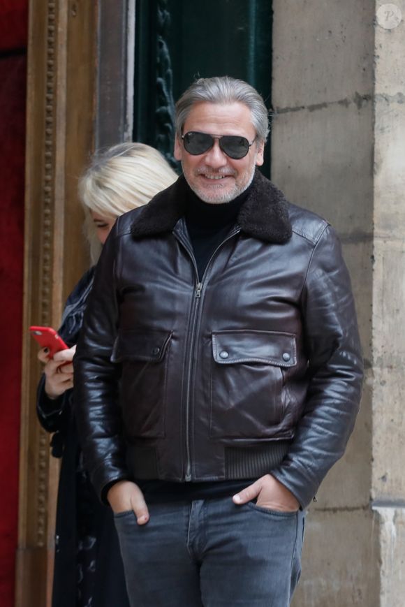 Exclusif - Valéry Zeitoun - Obsèques de Dominique Farran, le père de S.Farran, en l'église Saint-Thomas-d'Aquin à Paris. Le 14 novembre 2019