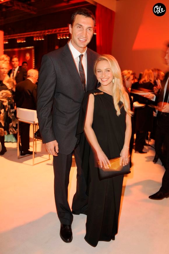 Hayden Panettiere et son compagnon Wladimir Klitschko - Gala de charite "un coeur pour les enfants" a Berlin en Allemagne le 7 decembre 2013. API / BESTIMAGE