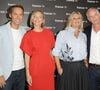 Rappelons que depuis septembre dernier, c'est Flavie Flament et Julien Arnaud qui ont pris les commandes de la matinale.

Cyril Féraud, Maya Lauqué, Flavie Flament et Julien Arnaud au photocall de la conférence de presse de rentrée de France Télévisions à Paris, France, le 4 septembre 2024. © Coadic Guirec/Bestimage