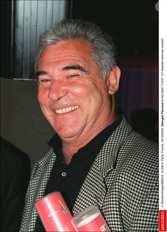 Georges Pernoud au cocktail des nominés des 7 d'Or 2000, octobre 2000.  © Nicolas Khayat/ABACA.
