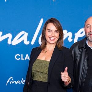 Julia Vignali et son mari Kad Merad - Avant-première du film "Finalement" de C. Lelouch qui fête son 87ème anniversaire au Grand Rex à Paris le 30 octobre 2024. © Pierre Perusseau/Bestimage