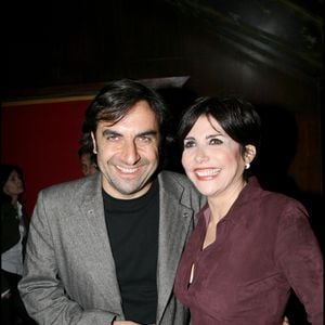 Exclusif - André Manoukian et Liane Foly le 18/11/2006 lors du concert de Liane Foly au Grand Rex © RINDOFF-GUIREC / BESTIMAGE